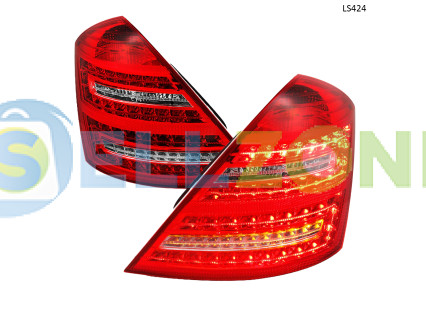 Η ρύθμιση των πίσω φώτων LED για το Mercedes S W221 (2007–2013) βελτίωσε το στυλ και την ορατότητα. – LS424